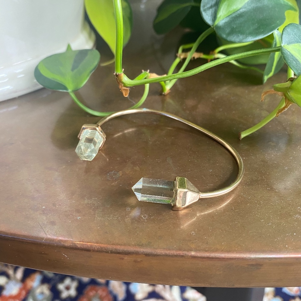 Brand New Faux Crystal Cuff